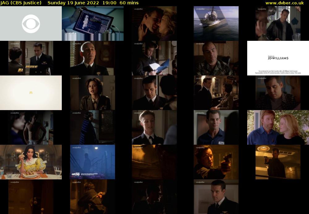 JAG (CBS Justice) Sunday 19 June 2022 19:00 - 20:00
