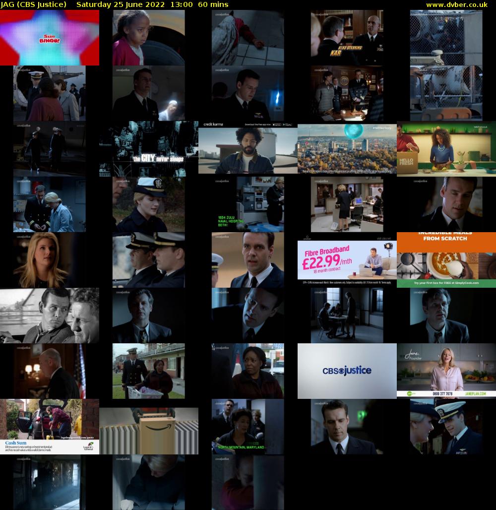 JAG (CBS Justice) Saturday 25 June 2022 13:00 - 14:00