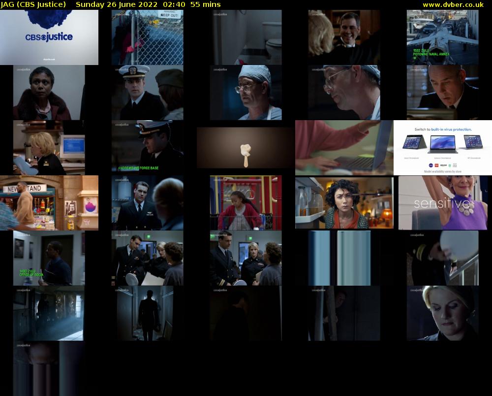 JAG (CBS Justice) Sunday 26 June 2022 02:40 - 03:35