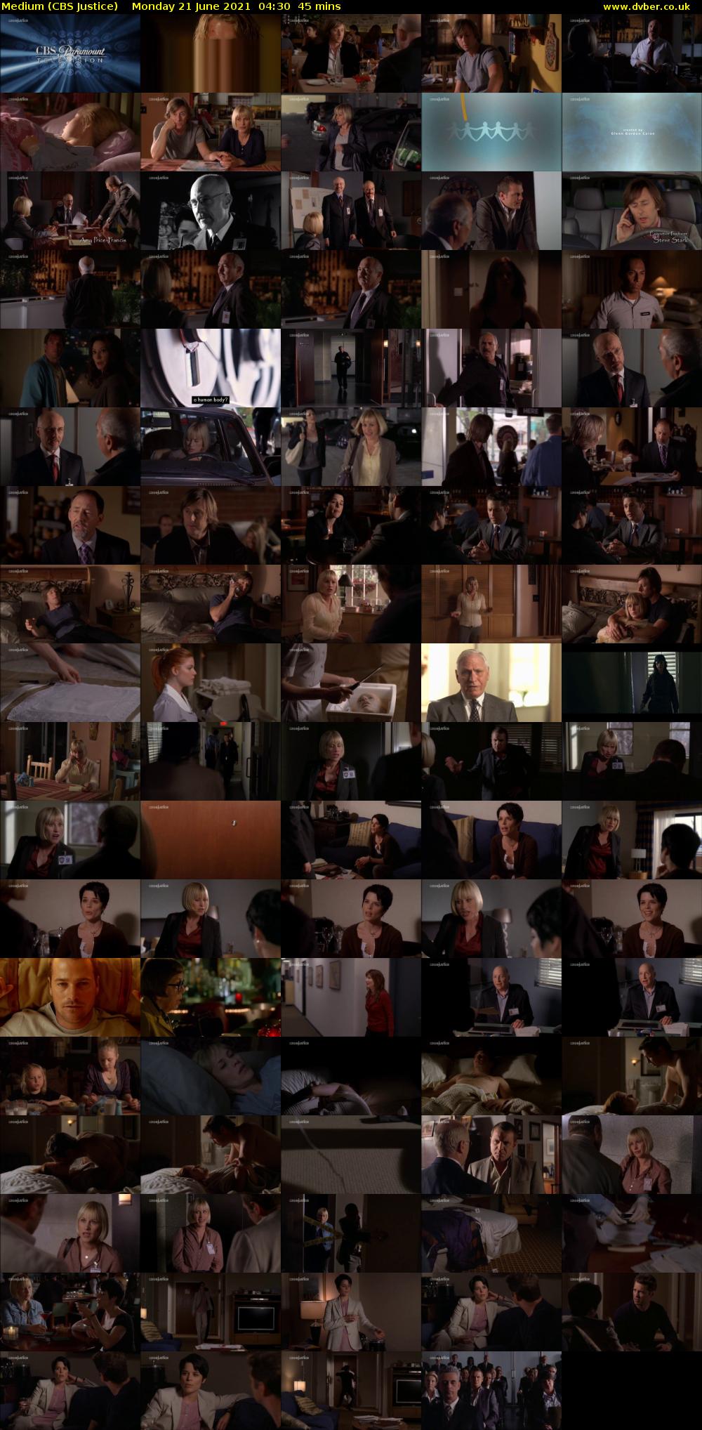 Medium (CBS Justice) Monday 21 June 2021 04:30 - 05:15