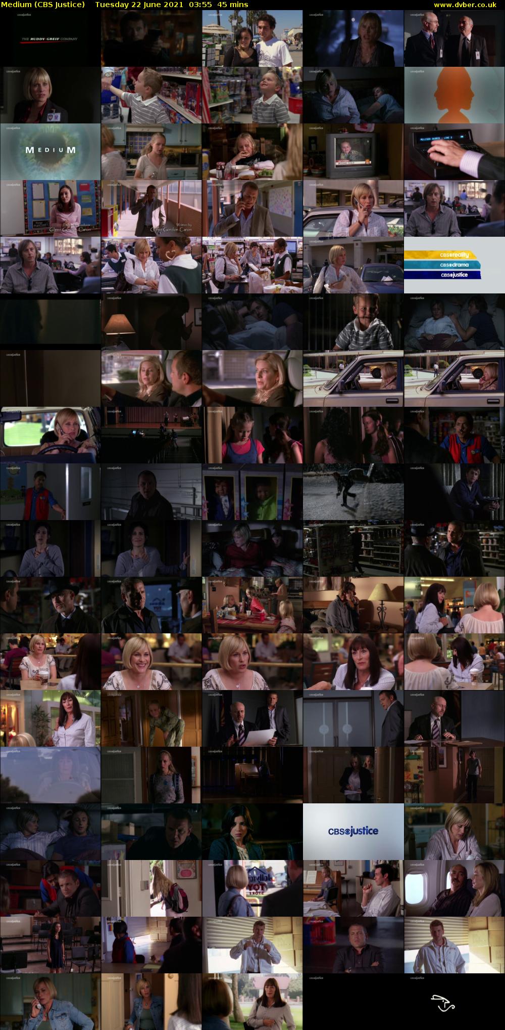 Medium (CBS Justice) Tuesday 22 June 2021 03:55 - 04:40