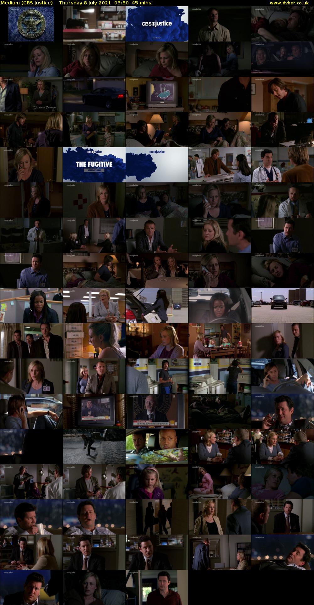 Medium (CBS Justice) Thursday 8 July 2021 03:50 - 04:35