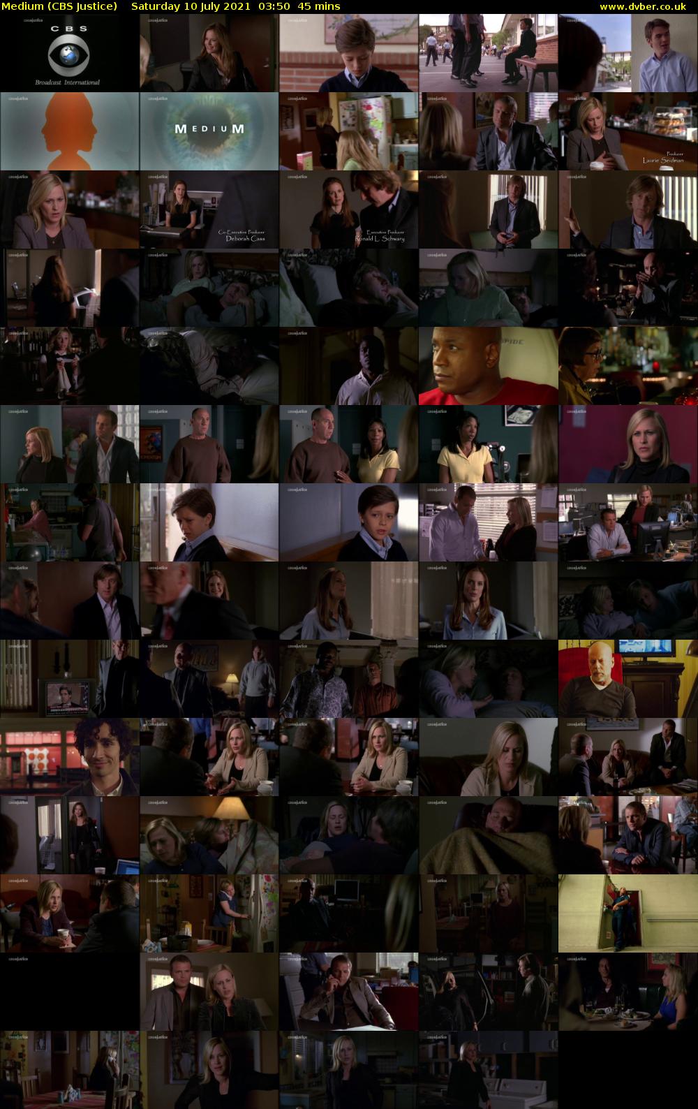 Medium (CBS Justice) Saturday 10 July 2021 03:50 - 04:35