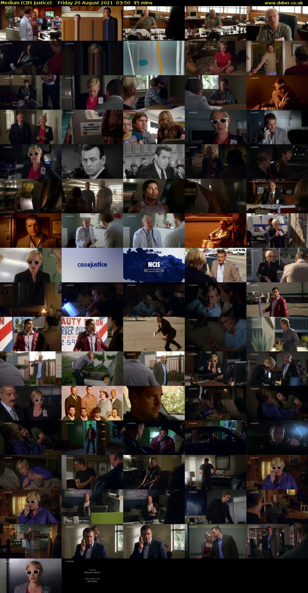 Medium (CBS Justice) Friday 20 August 2021 03:50 - 04:35