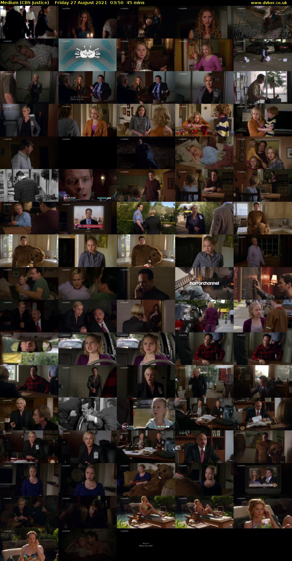 Medium (CBS Justice) Friday 27 August 2021 03:50 - 04:35