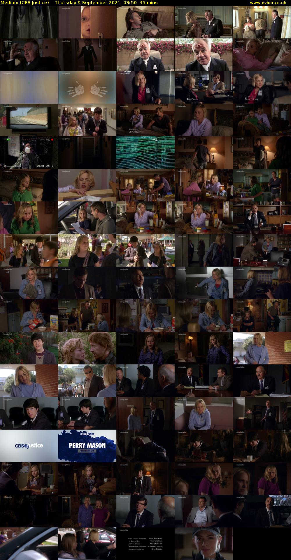 Medium (CBS Justice) Thursday 9 September 2021 03:50 - 04:35