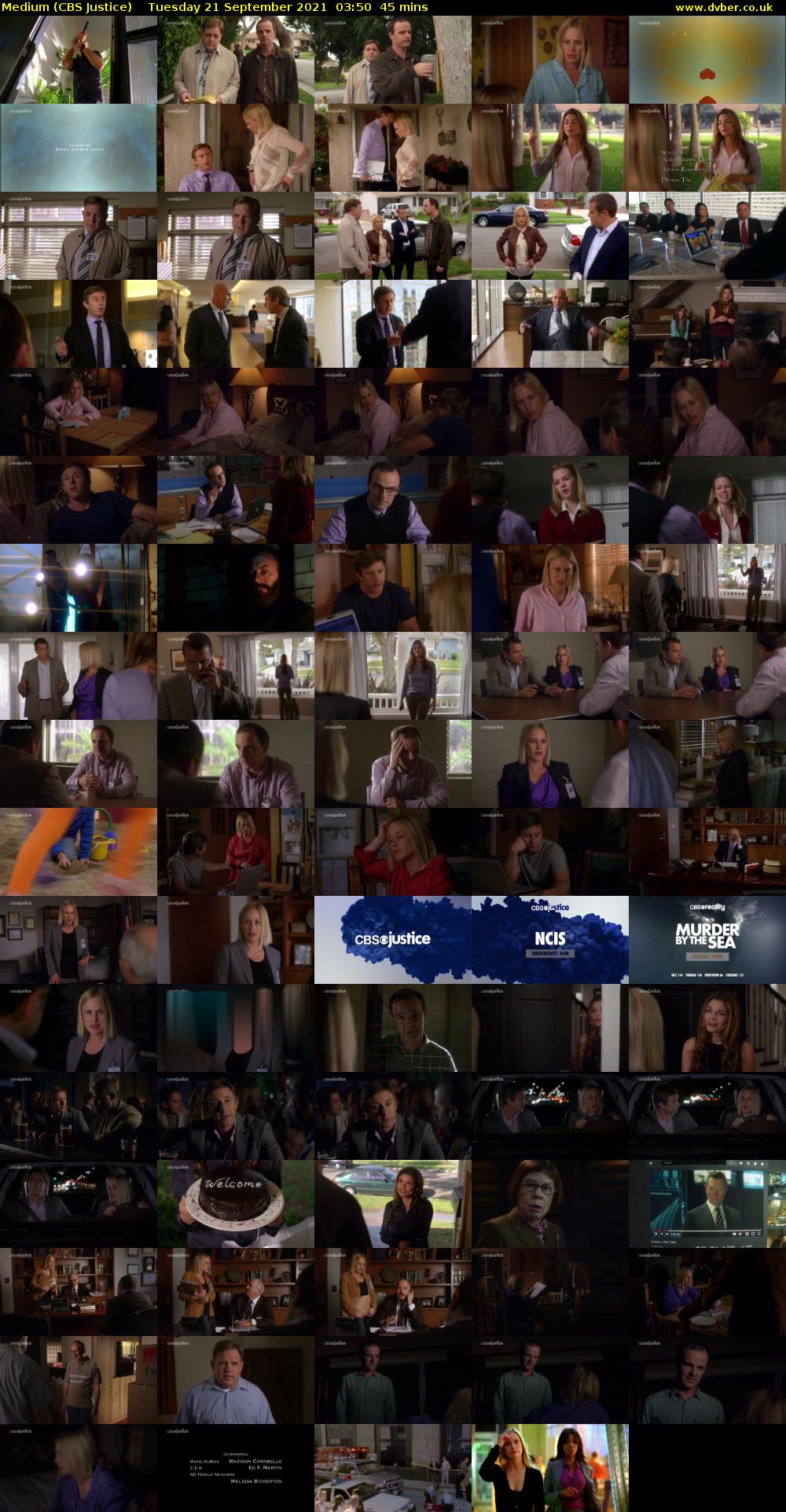 Medium (CBS Justice) Tuesday 21 September 2021 03:50 - 04:35