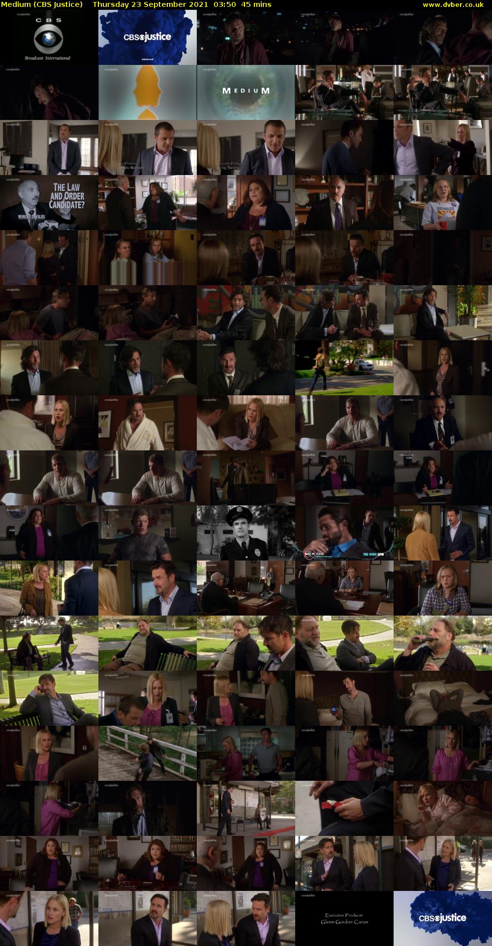 Medium (CBS Justice) Thursday 23 September 2021 03:50 - 04:35