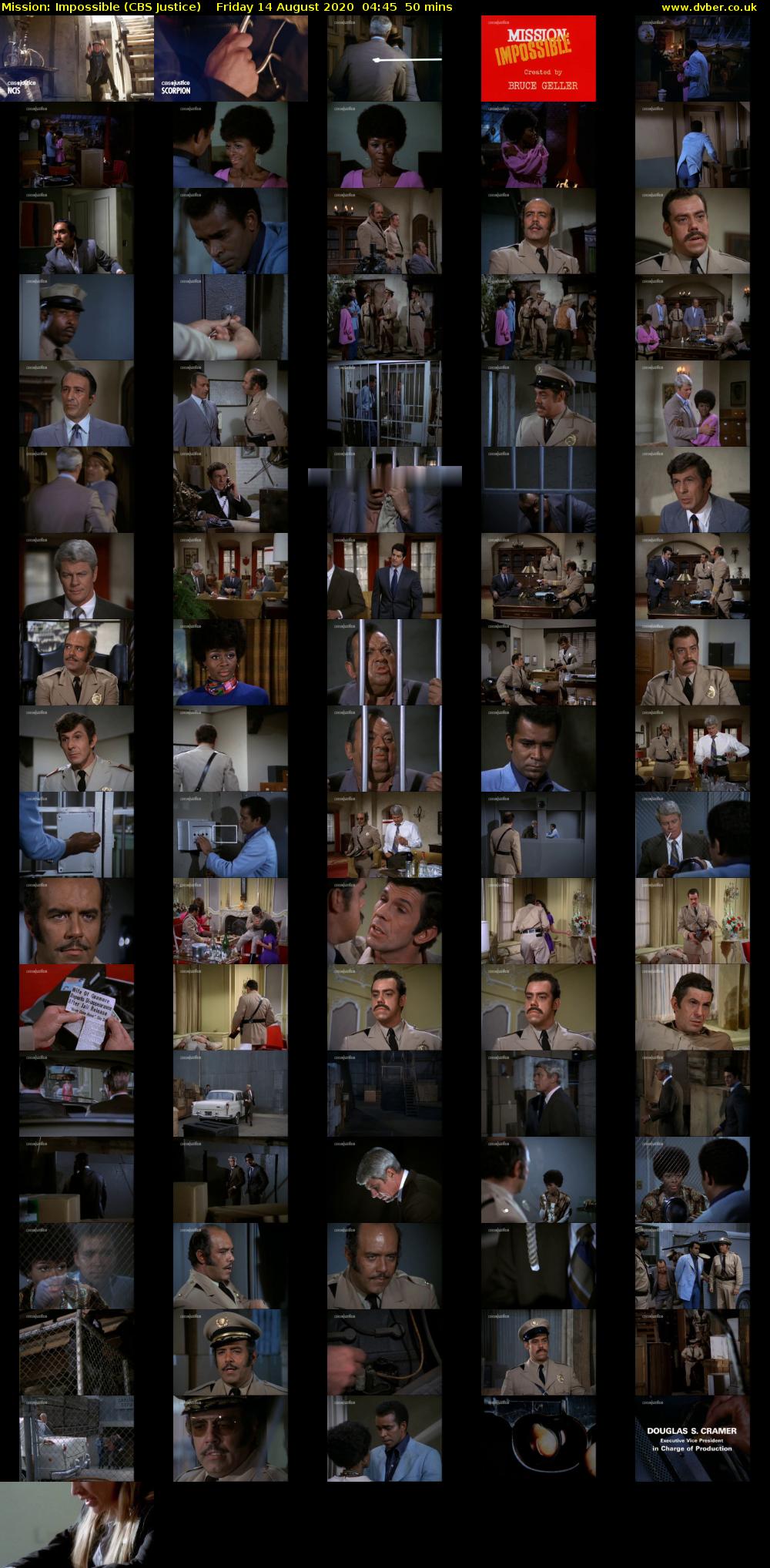 Mission: Impossible (CBS Justice) Friday 14 August 2020 04:45 - 05:35