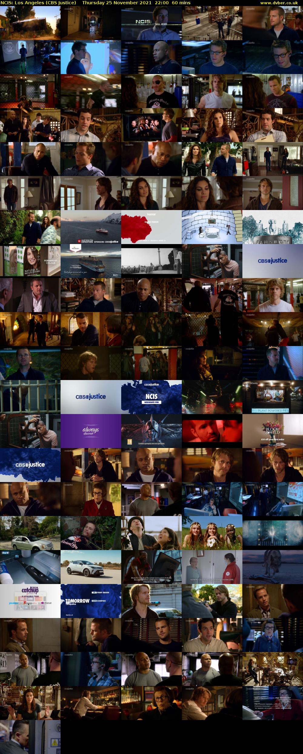 NCIS: Los Angeles (CBS Justice) Thursday 25 November 2021 22:00 - 23:00