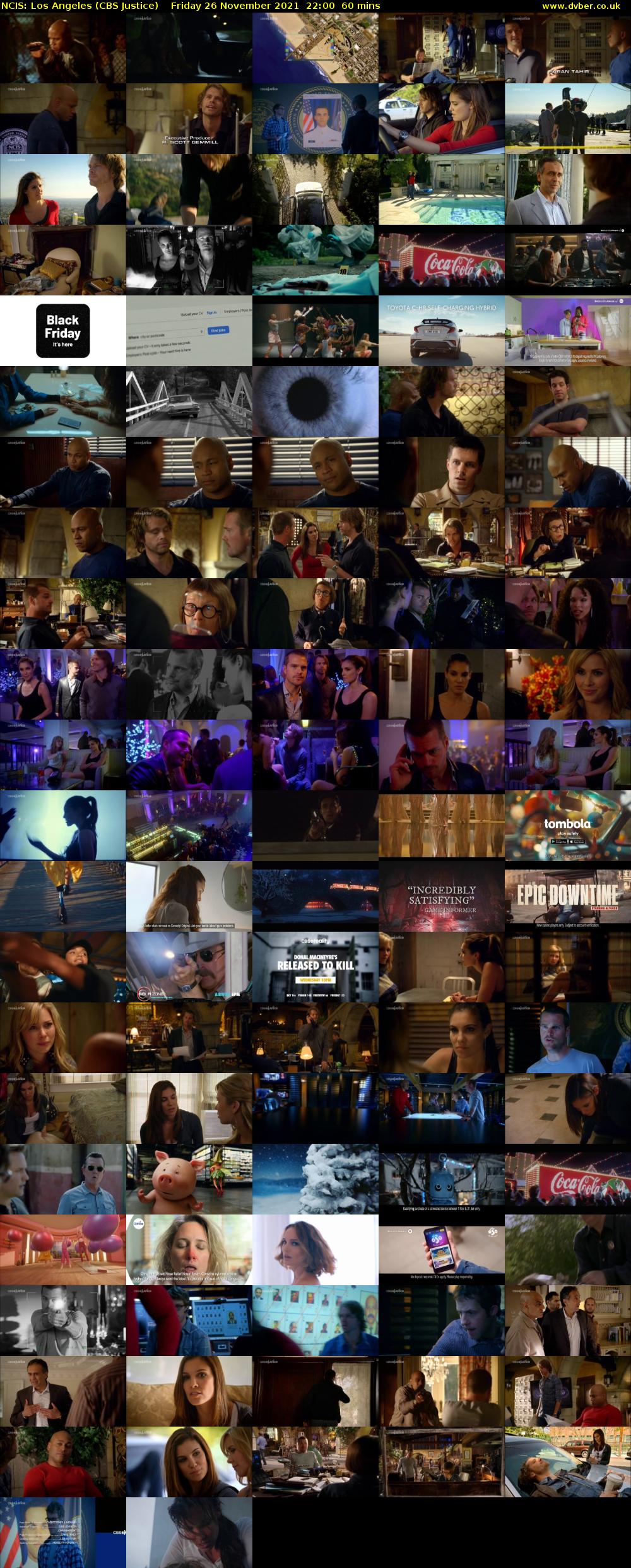 NCIS: Los Angeles (CBS Justice) Friday 26 November 2021 22:00 - 23:00