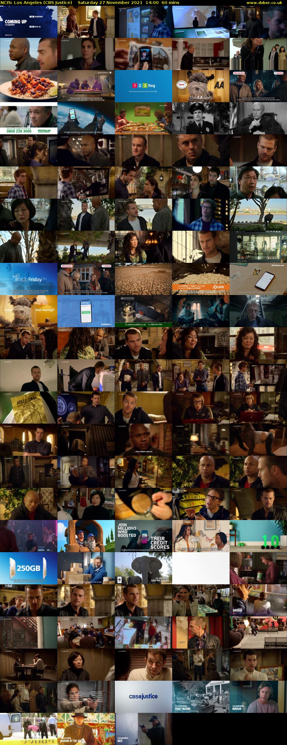 NCIS: Los Angeles (CBS Justice) Saturday 27 November 2021 14:00 - 15:00