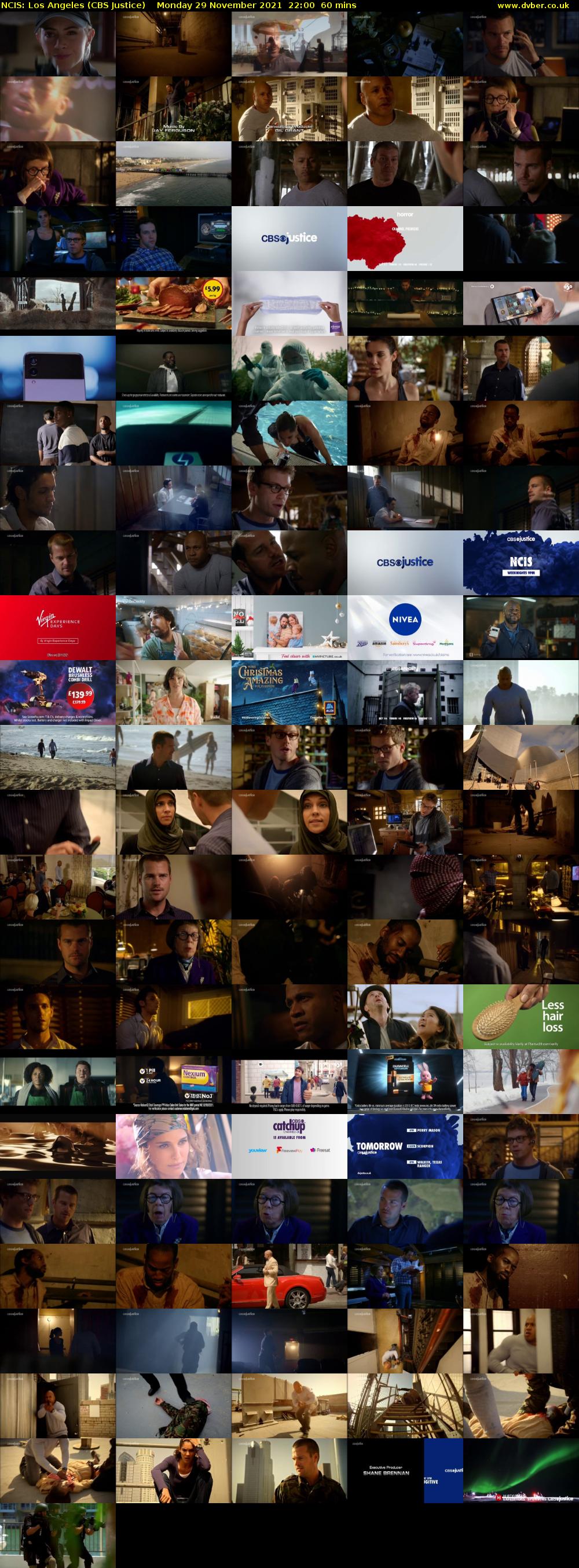 NCIS: Los Angeles (CBS Justice) Monday 29 November 2021 22:00 - 23:00