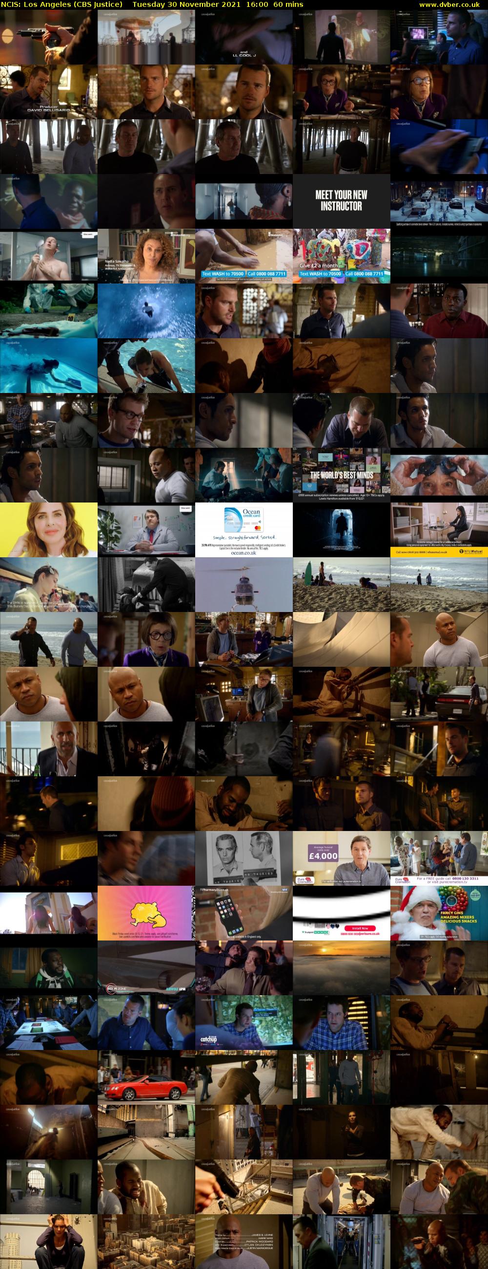 NCIS: Los Angeles (CBS Justice) Tuesday 30 November 2021 16:00 - 17:00