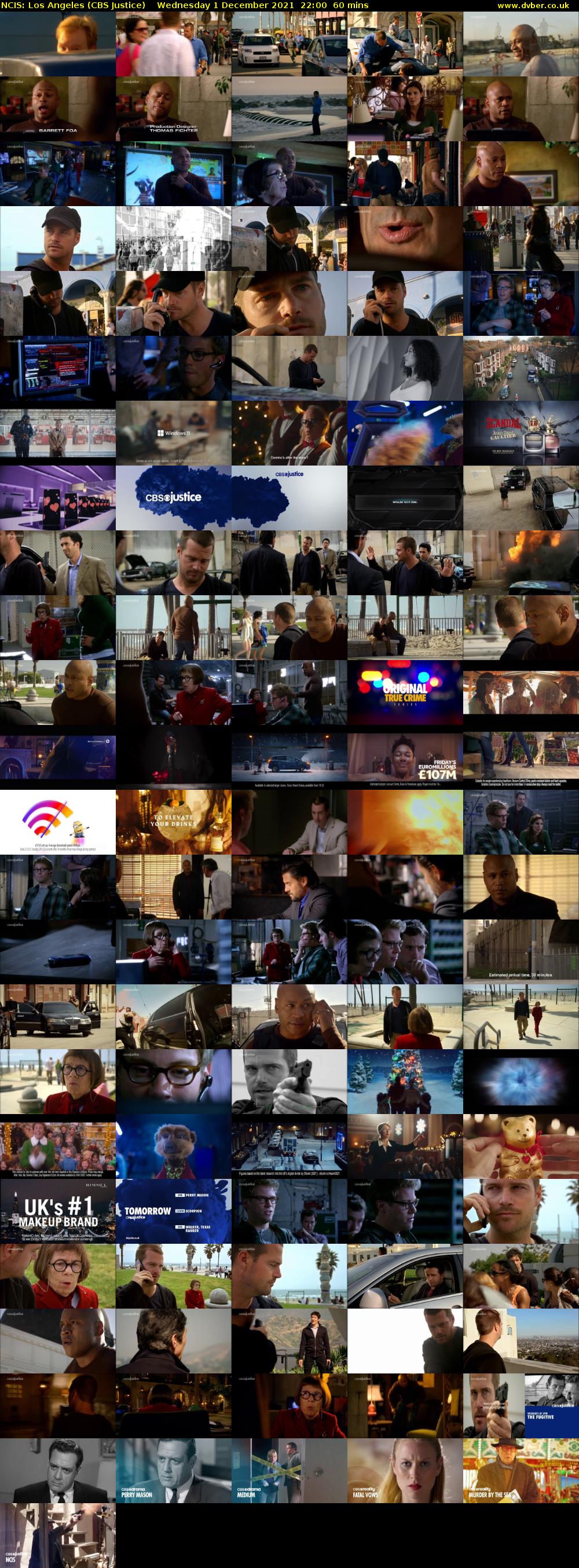 NCIS: Los Angeles (CBS Justice) Wednesday 1 December 2021 22:00 - 23:00