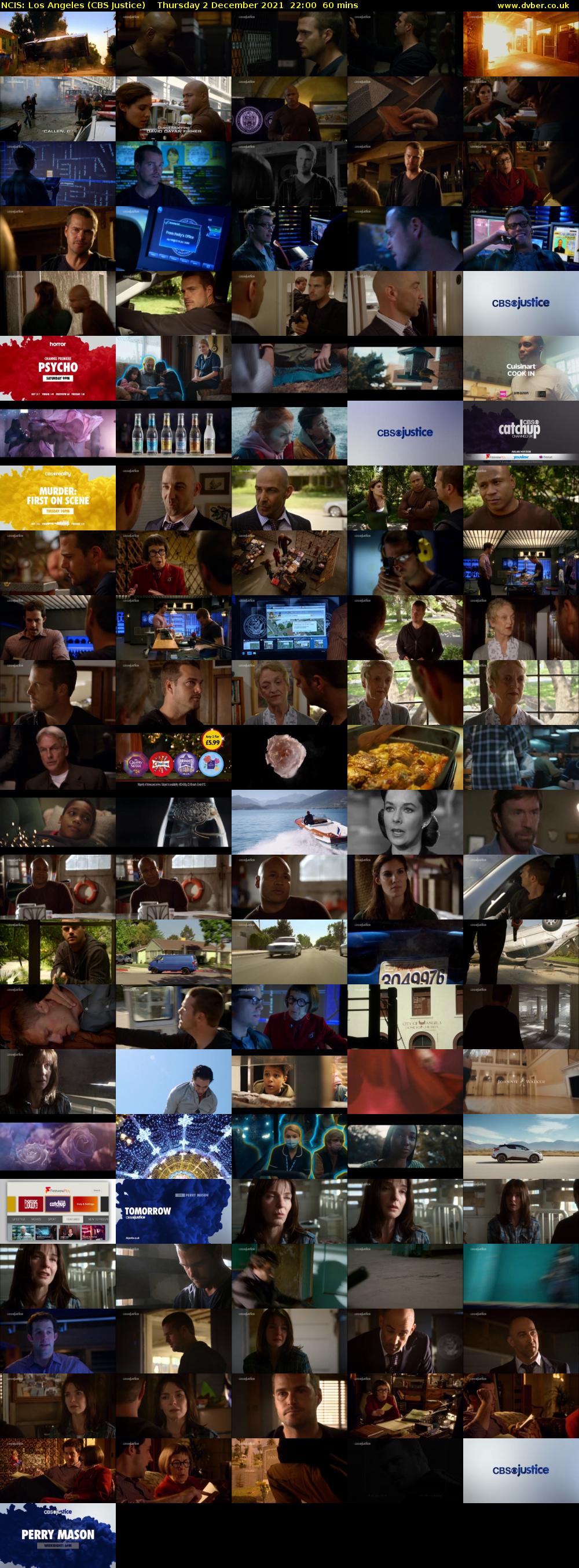 NCIS: Los Angeles (CBS Justice) Thursday 2 December 2021 22:00 - 23:00