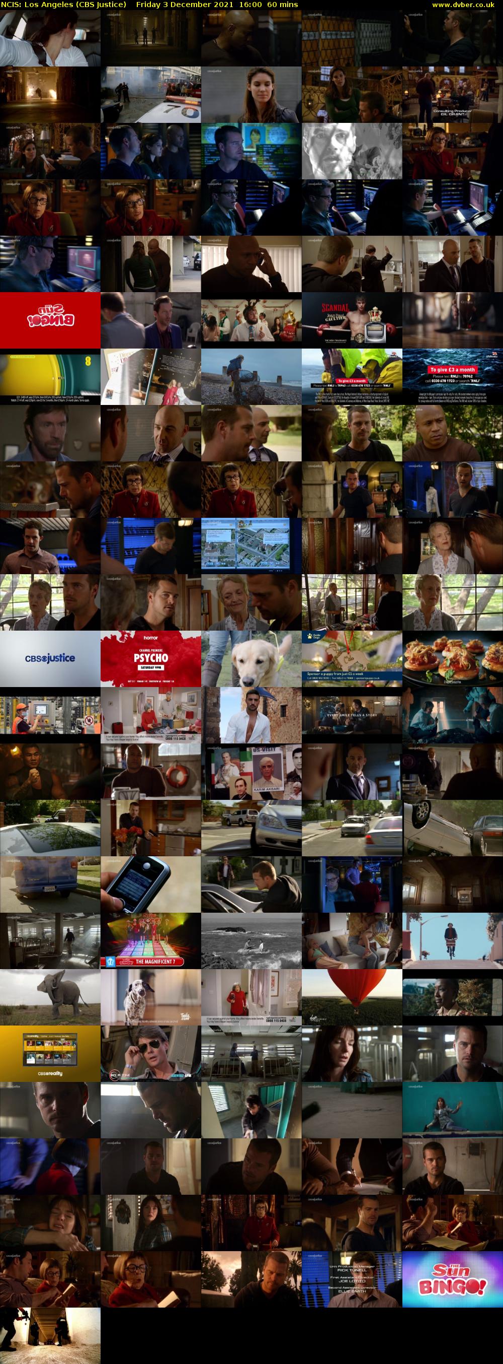 NCIS: Los Angeles (CBS Justice) Friday 3 December 2021 16:00 - 17:00
