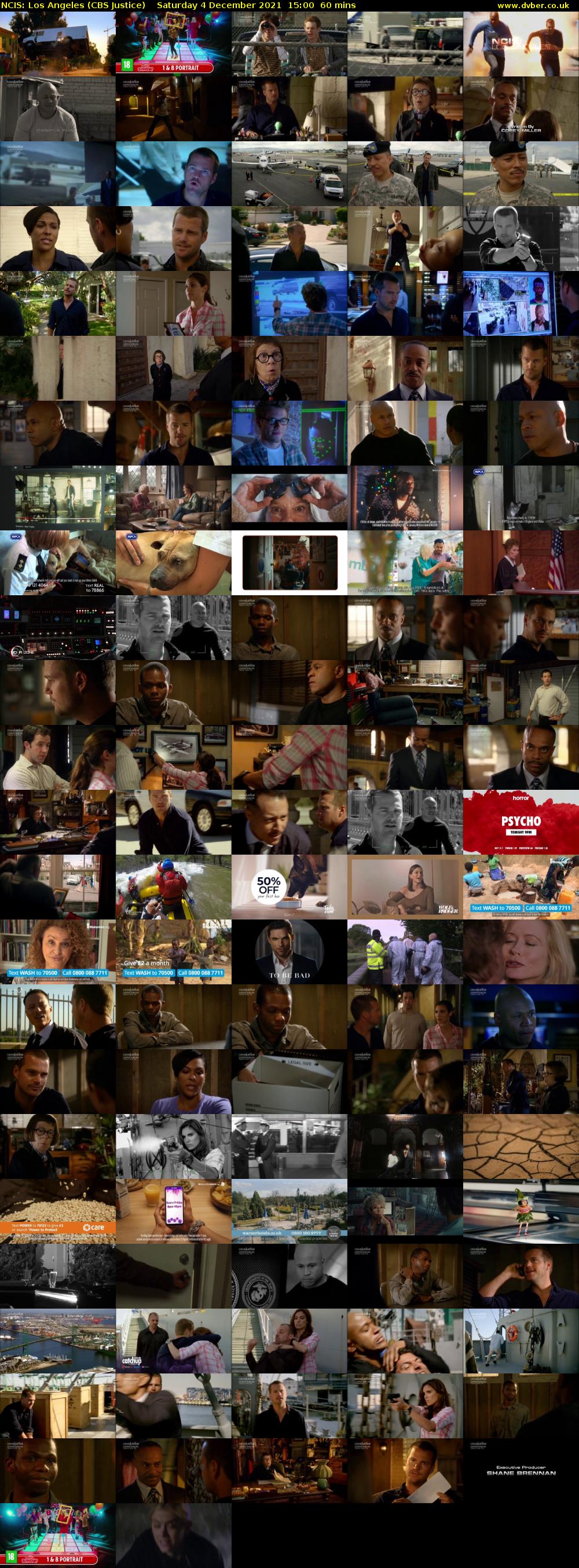 NCIS: Los Angeles (CBS Justice) Saturday 4 December 2021 15:00 - 16:00