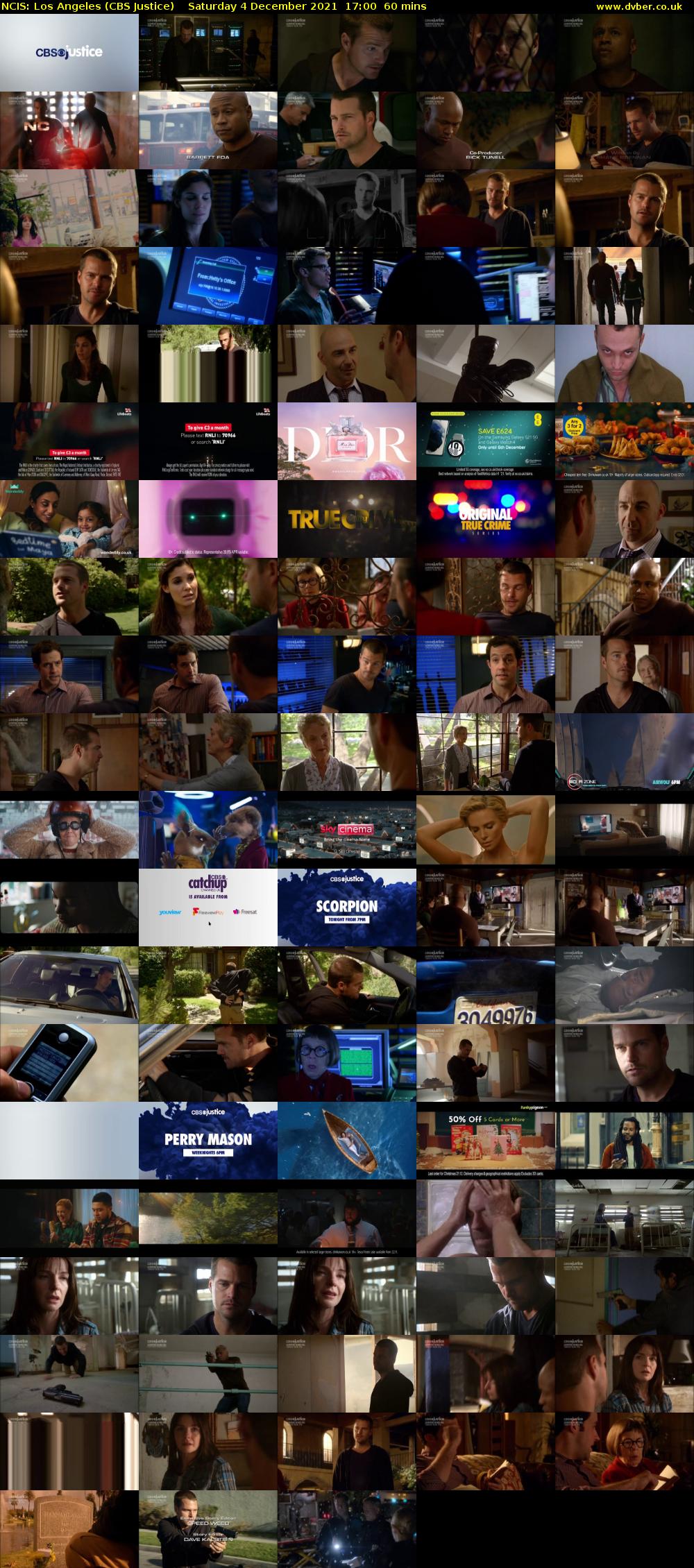 NCIS: Los Angeles (CBS Justice) Saturday 4 December 2021 17:00 - 18:00