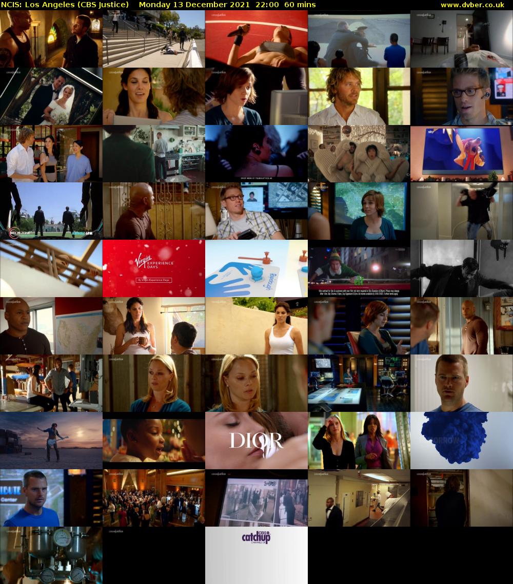 NCIS: Los Angeles (CBS Justice) Monday 13 December 2021 22:00 - 23:00