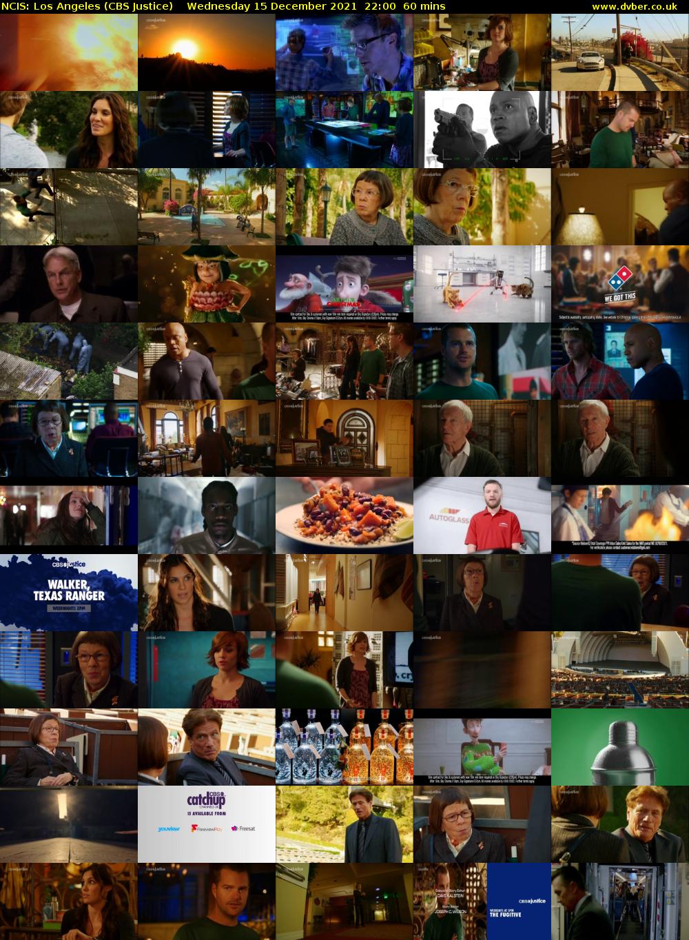 NCIS: Los Angeles (CBS Justice) Wednesday 15 December 2021 22:00 - 23:00