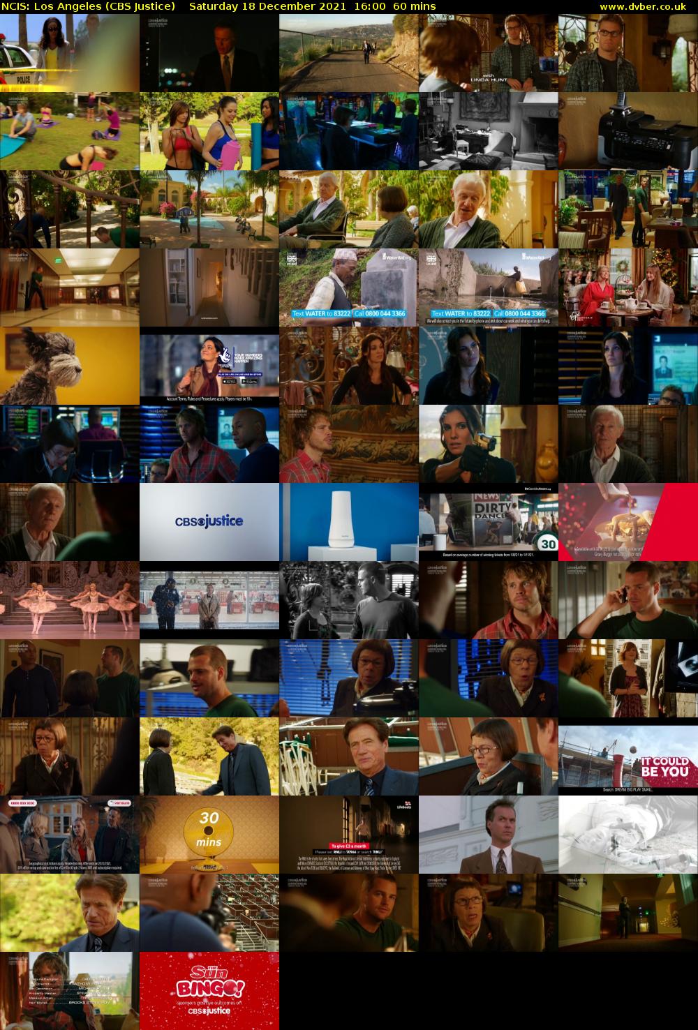 NCIS: Los Angeles (CBS Justice) Saturday 18 December 2021 16:00 - 17:00