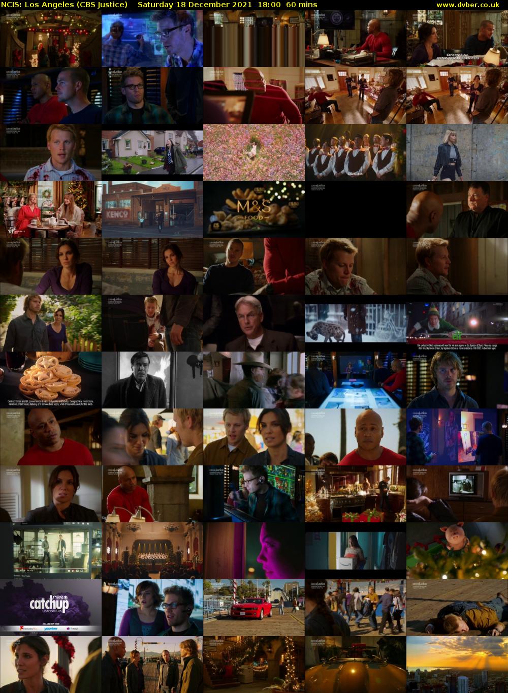 NCIS: Los Angeles (CBS Justice) Saturday 18 December 2021 18:00 - 19:00