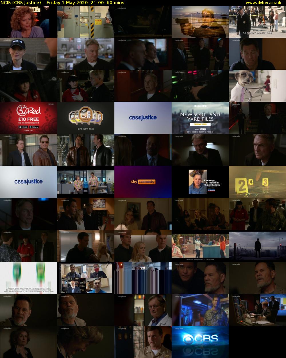 NCIS (CBS Justice) Friday 1 May 2020 21:00 - 22:00