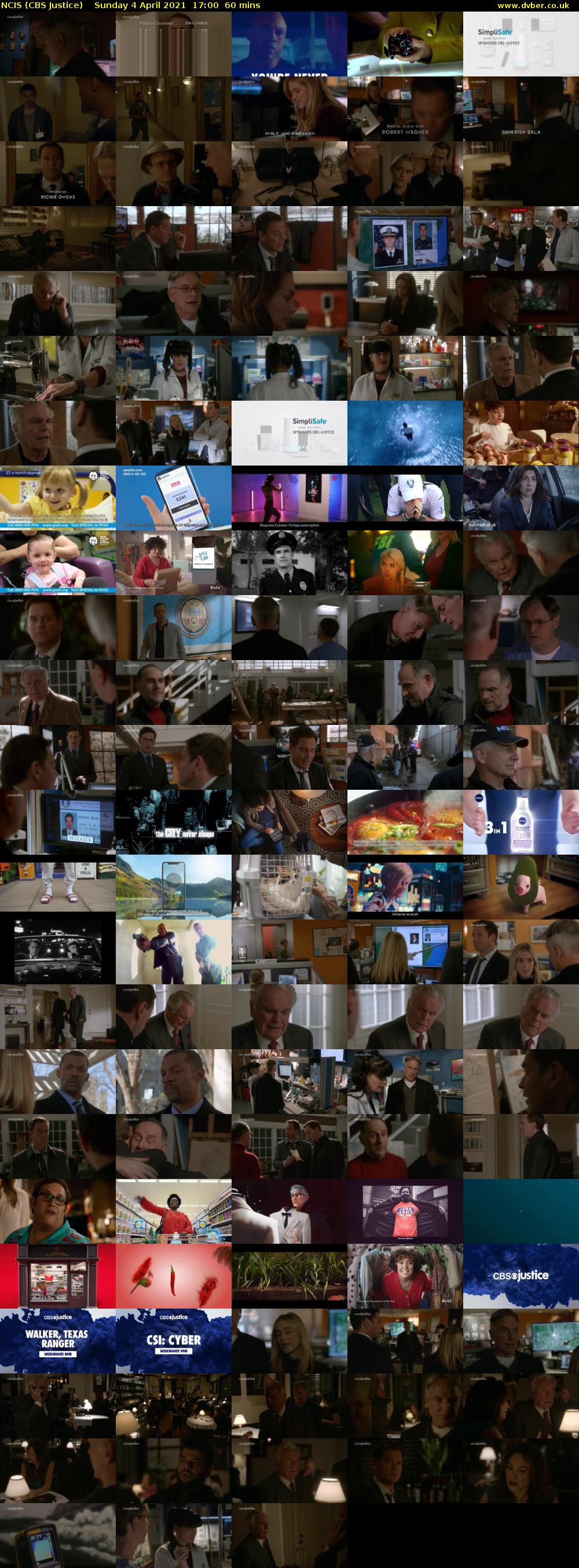 NCIS (CBS Justice) Sunday 4 April 2021 17:00 - 18:00
