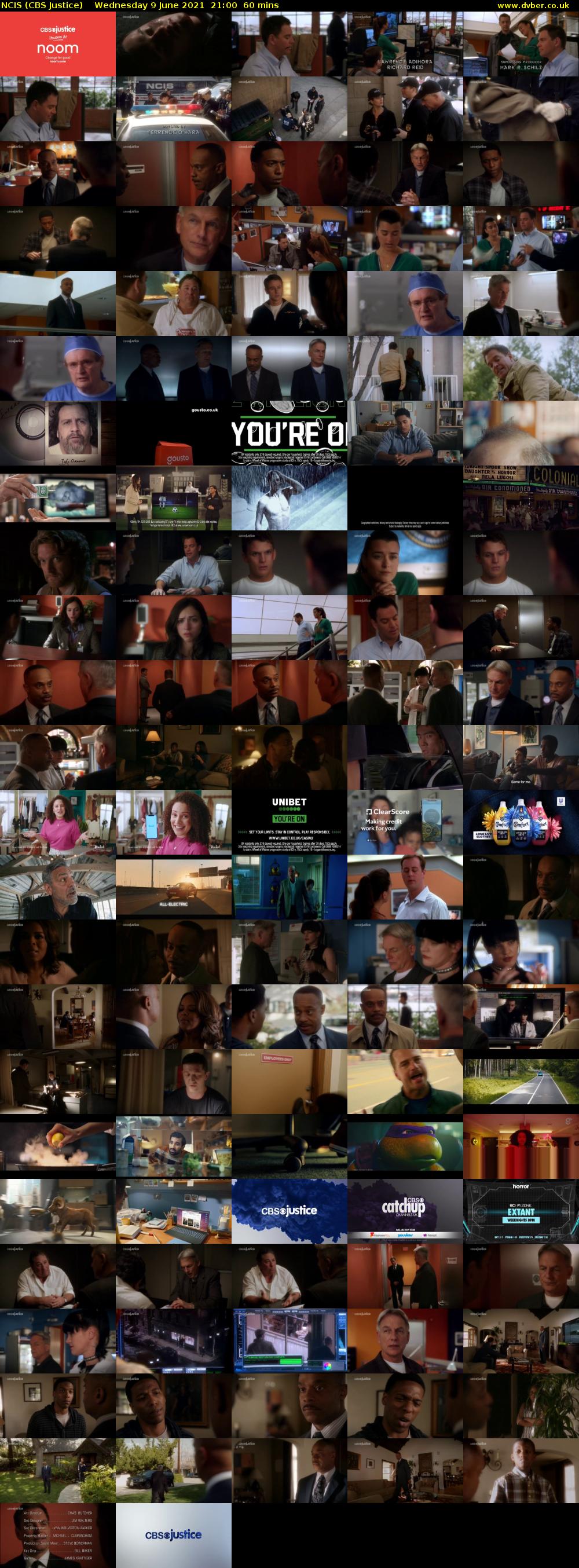 NCIS (CBS Justice) Wednesday 9 June 2021 21:00 - 22:00