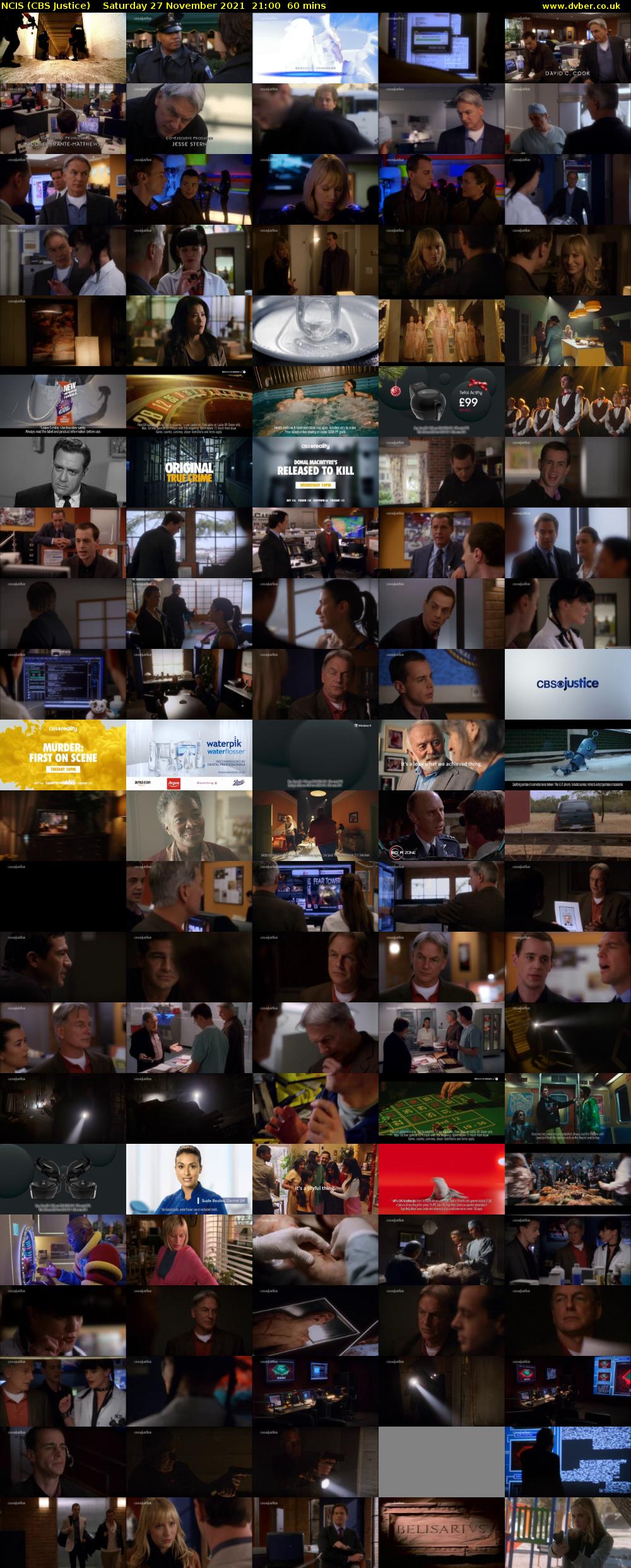 NCIS (CBS Justice) Saturday 27 November 2021 21:00 - 22:00
