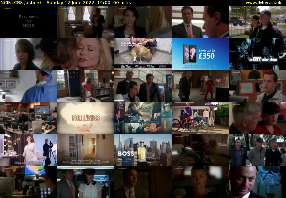 NCIS (CBS Justice) Sunday 12 June 2022 14:00 - 15:00