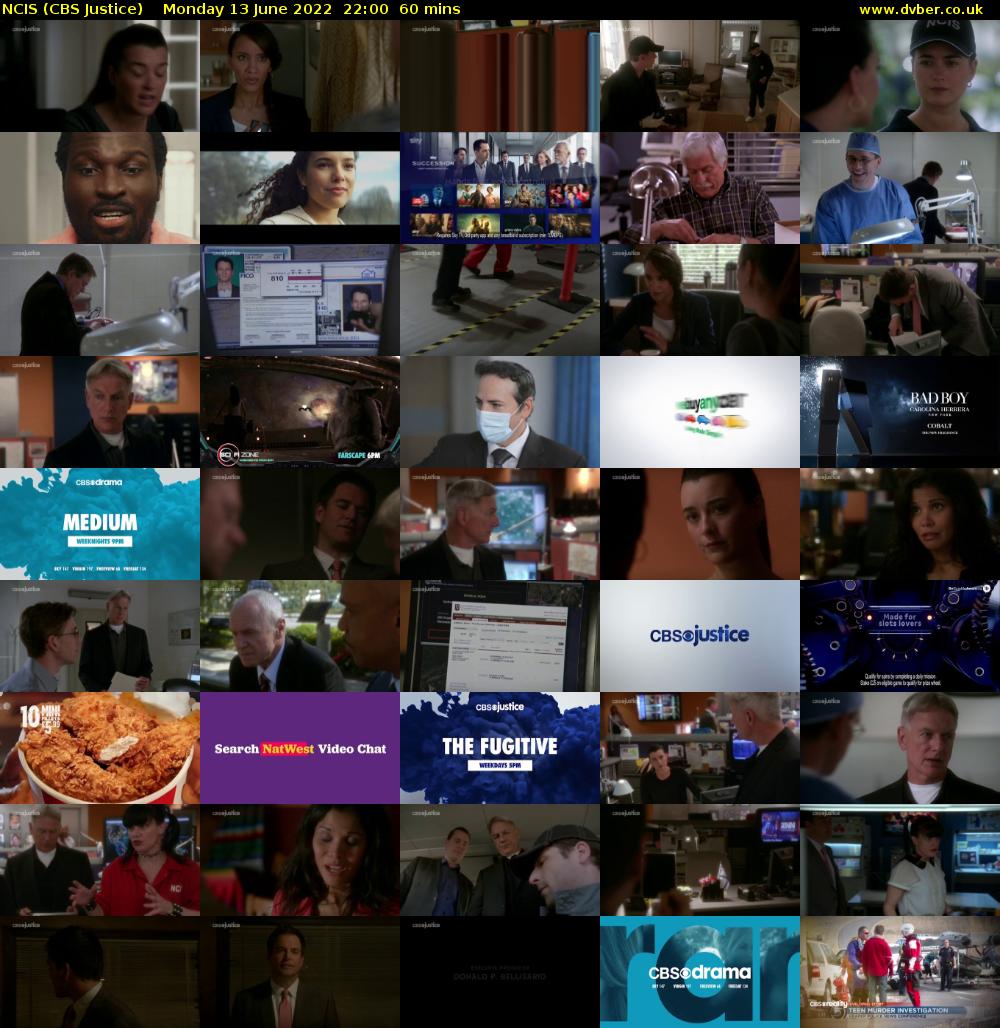 NCIS (CBS Justice) Monday 13 June 2022 22:00 - 23:00