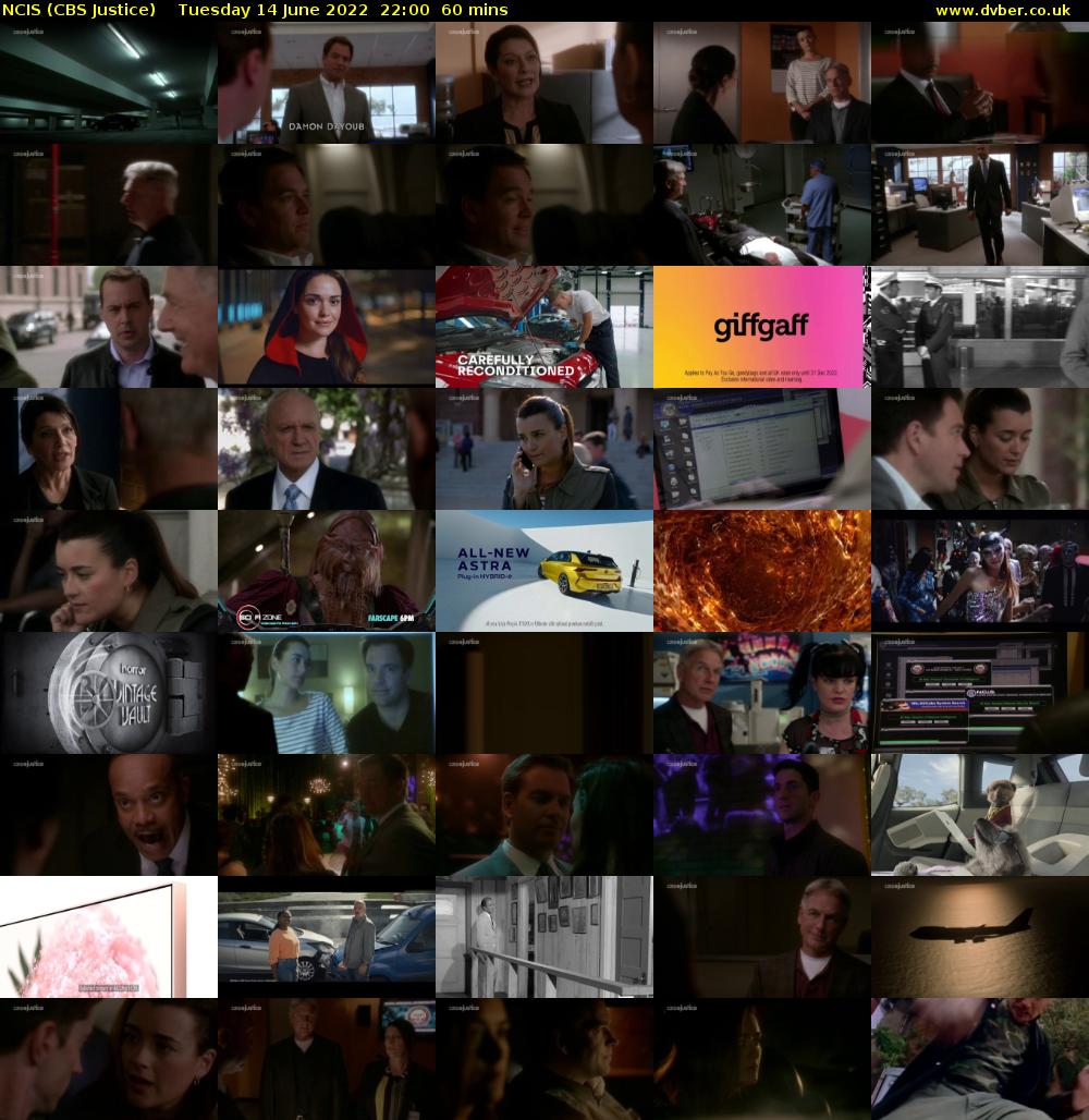 NCIS (CBS Justice) Tuesday 14 June 2022 22:00 - 23:00