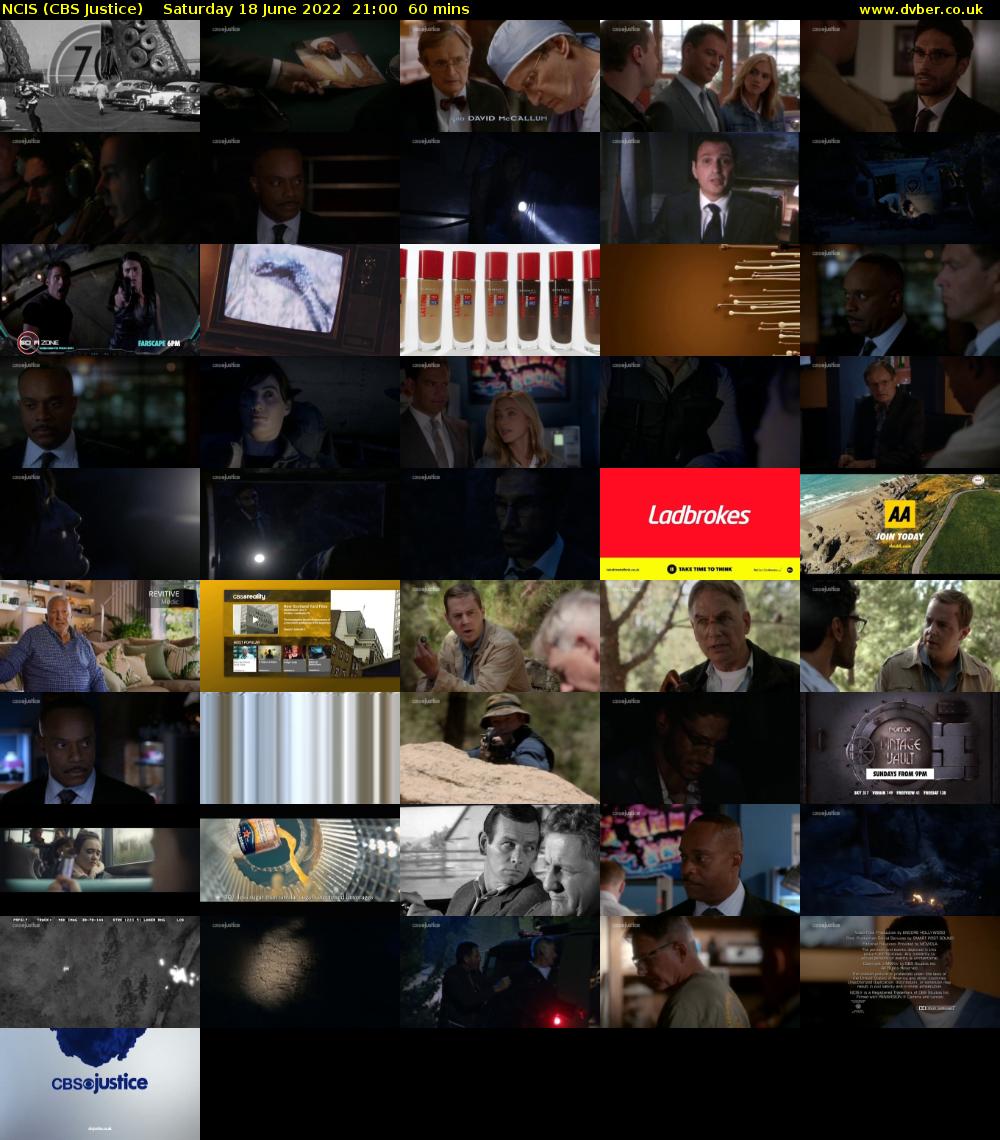 NCIS (CBS Justice) Saturday 18 June 2022 21:00 - 22:00