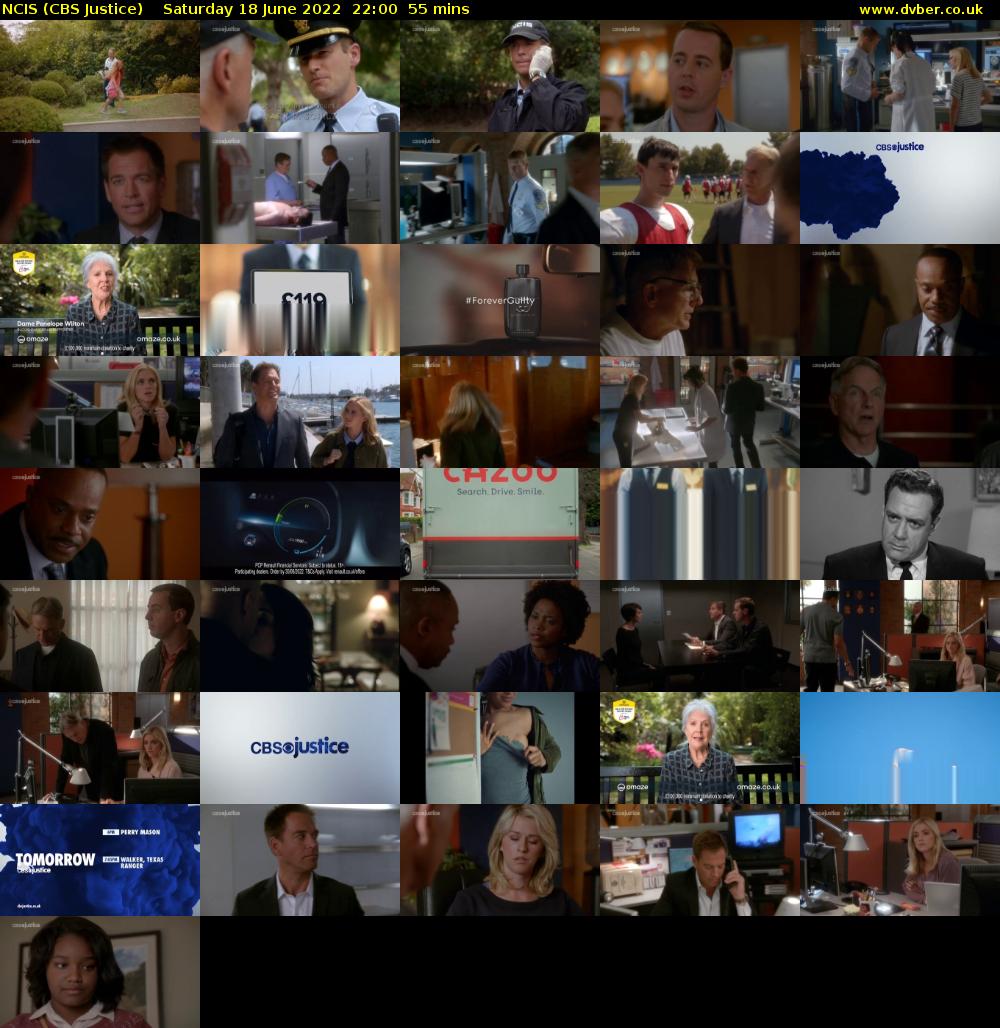 NCIS (CBS Justice) Saturday 18 June 2022 22:00 - 22:55