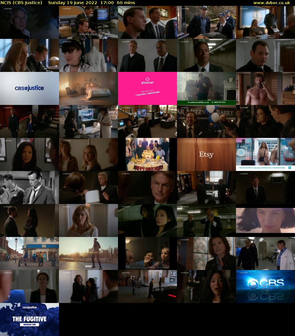 NCIS (CBS Justice) Sunday 19 June 2022 17:00 - 18:00