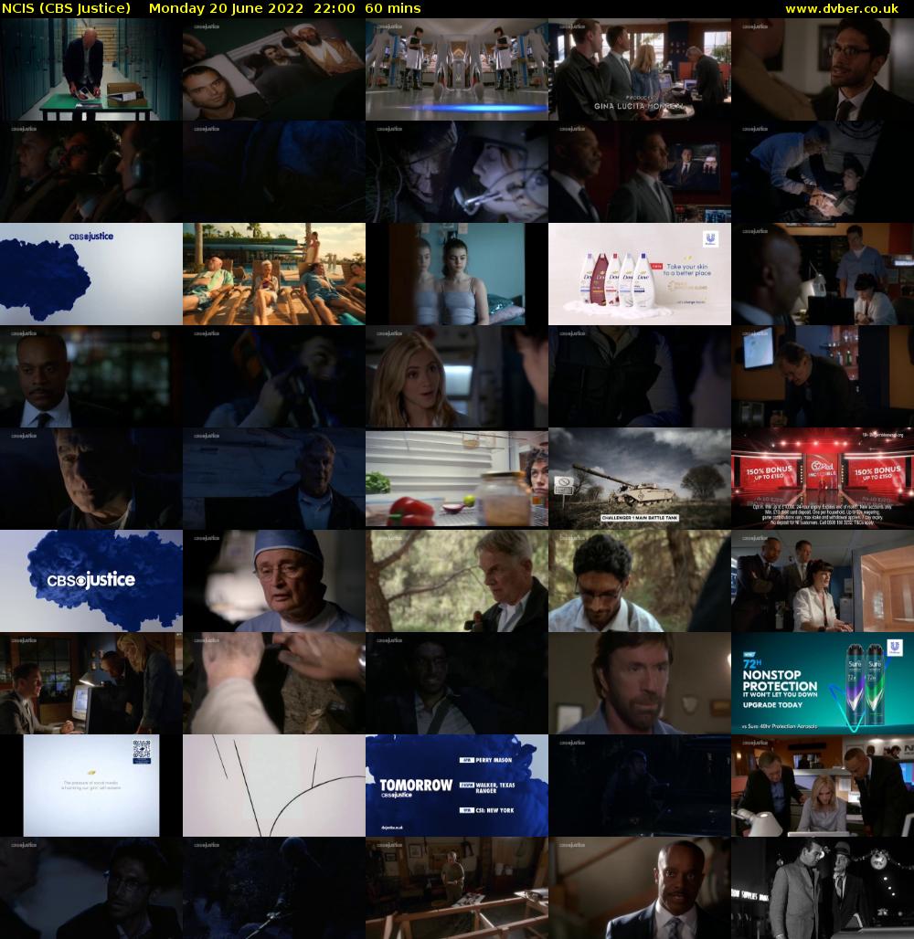 NCIS (CBS Justice) Monday 20 June 2022 22:00 - 23:00