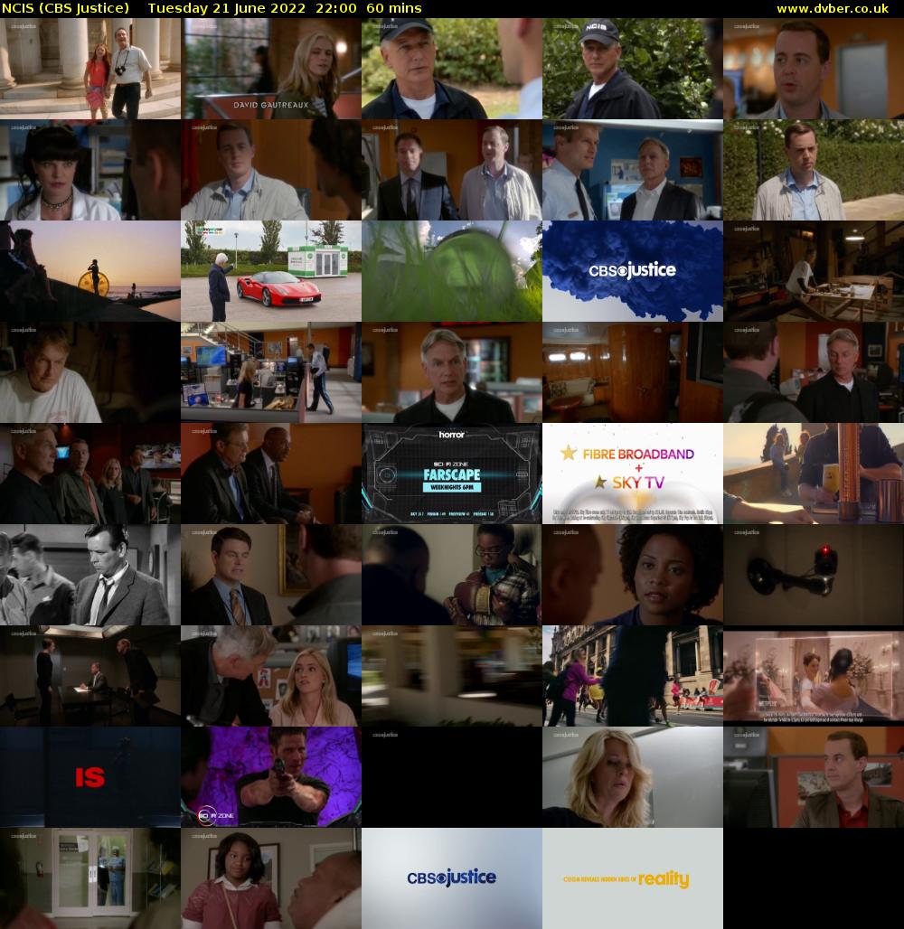 NCIS (CBS Justice) Tuesday 21 June 2022 22:00 - 23:00