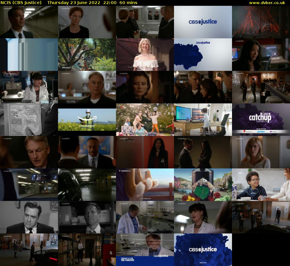 NCIS (CBS Justice) Thursday 23 June 2022 22:00 - 23:00