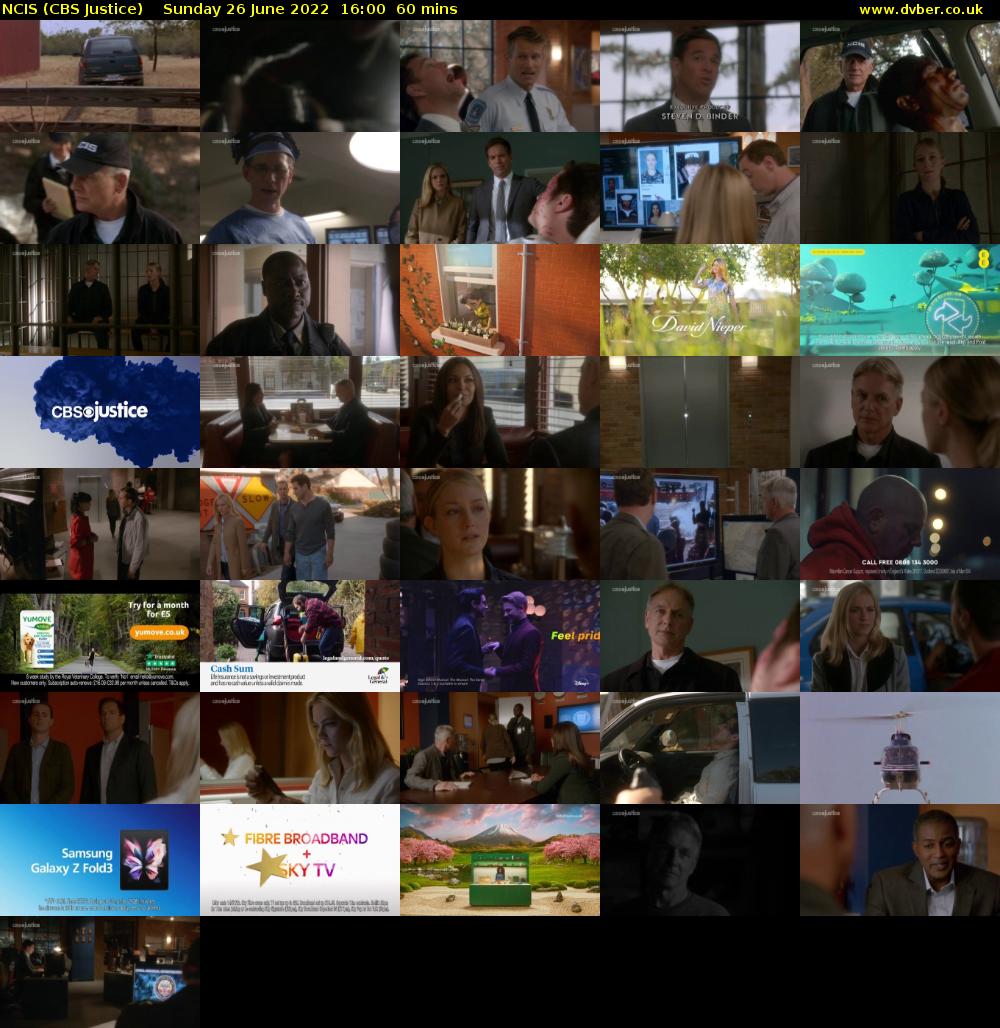 NCIS (CBS Justice) Sunday 26 June 2022 16:00 - 17:00