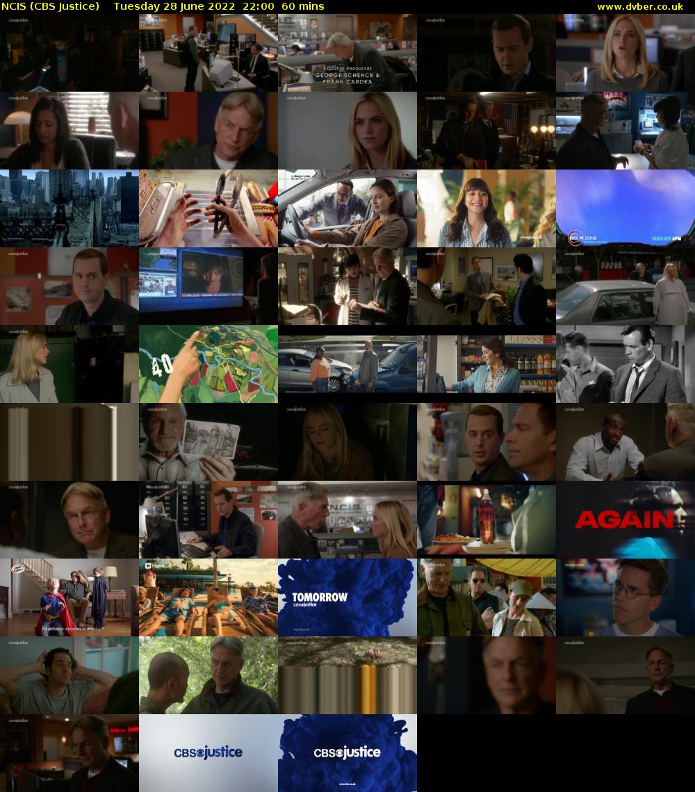 NCIS (CBS Justice) Tuesday 28 June 2022 22:00 - 23:00