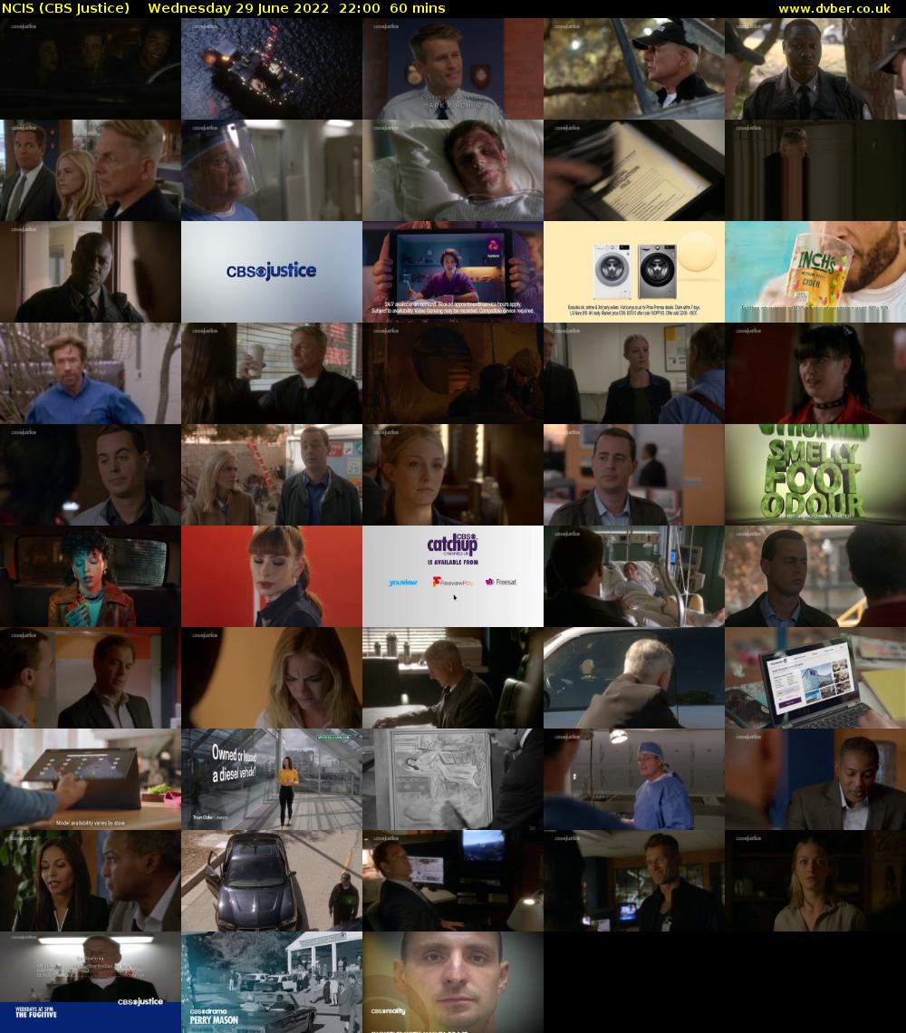 NCIS (CBS Justice) Wednesday 29 June 2022 22:00 - 23:00