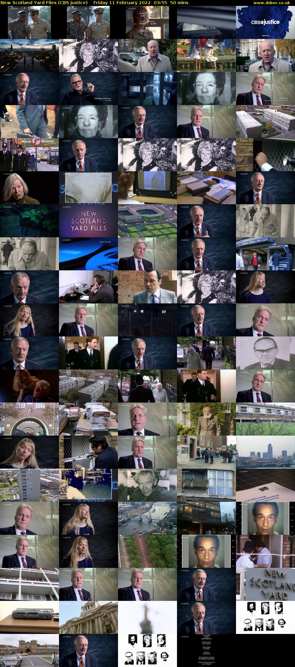 New Scotland Yard Files (CBS Justice) Friday 11 February 2022 03:55 - 04:45