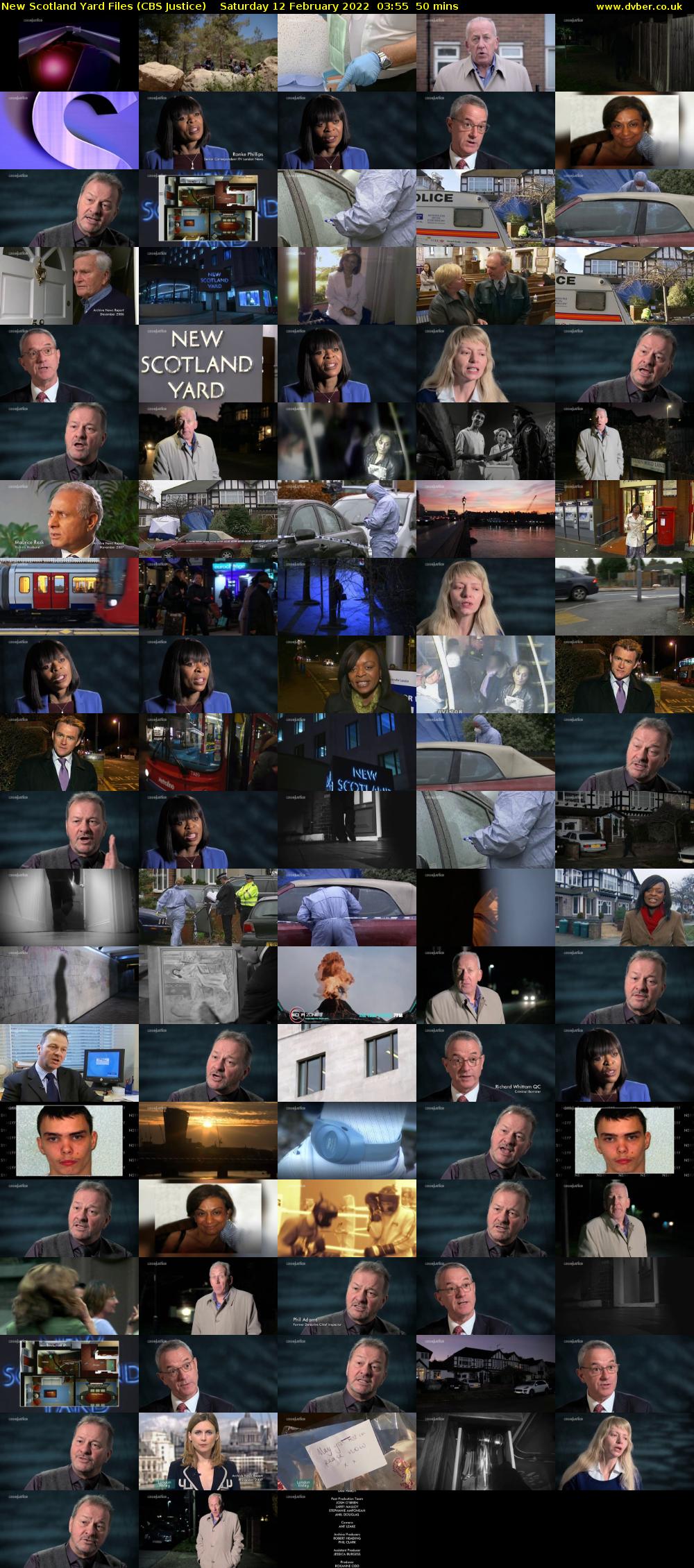 New Scotland Yard Files (CBS Justice) Saturday 12 February 2022 03:55 - 04:45