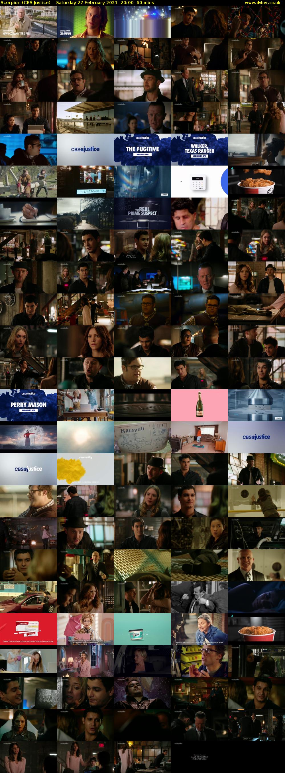 Scorpion (CBS Justice) Saturday 27 February 2021 20:00 - 21:00