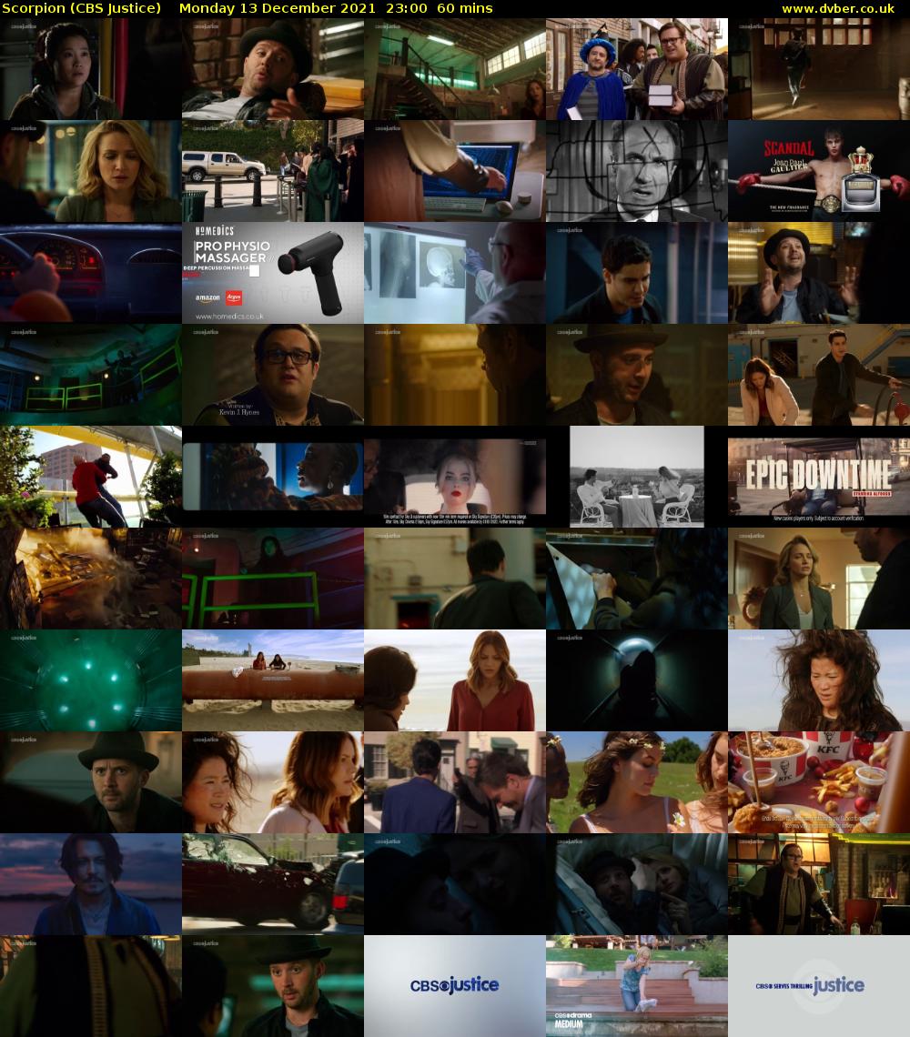 Scorpion (CBS Justice) Monday 13 December 2021 23:00 - 00:00