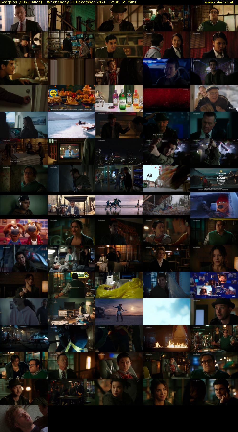Scorpion (CBS Justice) Wednesday 15 December 2021 02:00 - 02:55