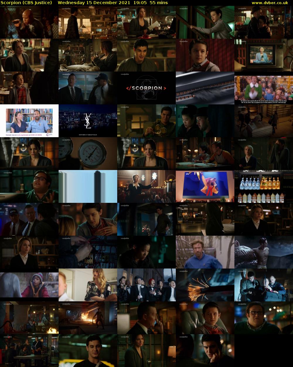 Scorpion (CBS Justice) Wednesday 15 December 2021 19:05 - 20:00