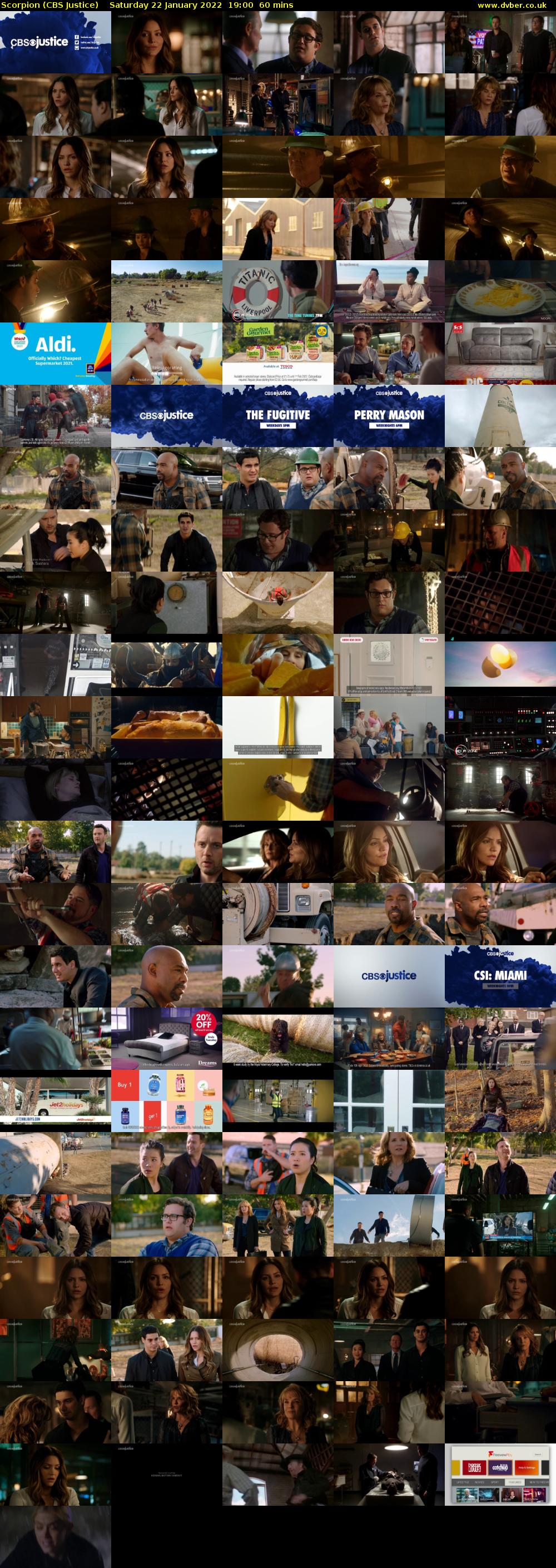 Scorpion (CBS Justice) Saturday 22 January 2022 19:00 - 20:00